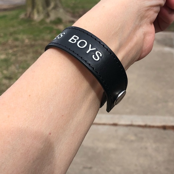 Balmain Leather Snap Bracelet Like Boys NEW He She - Picture 12 of 14